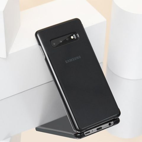 Bao da Galaxy S10 Plus Nắp gập Clear View Samsung Đen
