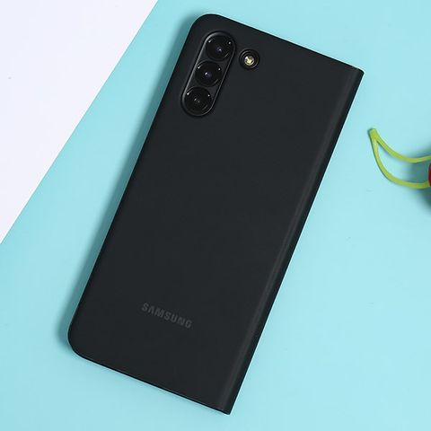 Bao da Galaxy S21 Plus Nắp Gập Clear View Samsung Đen