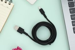  Cáp Lightning 2m AVA LTPL-01 Đen 