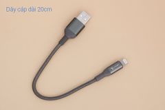  Cáp Lightning Xmobile LJET-L11 Xám 