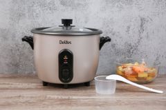  Nồi cơm nắp rời Delites RC-10W003 1.8L Nâu đồng 