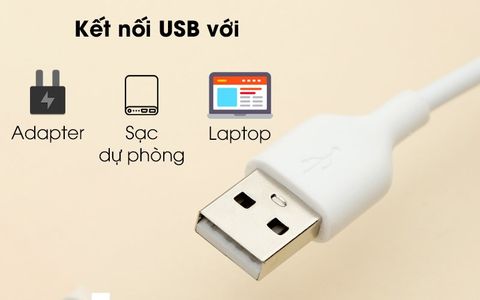 Cáp Type C 1m AVA DS431-WB Trắng