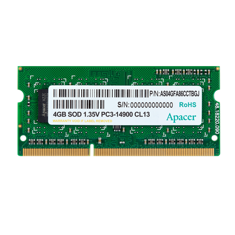 Apacer Ddr3 Notebook Memory Module 4Gb