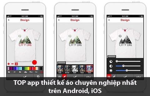 TOP 6 app, ứng dụng thiết kế áo chuyên nghiệp nhất trên Android, iOS