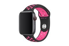  Dây đeo Apple Watch Nike Sport Band 44mm Black/Pink Blast 