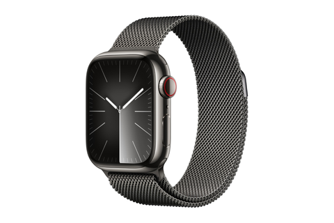 Đồng hồ thông minh Apple Watch Series 9 GPS + Cellular 45mm viền thép dây thép