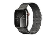  Đồng hồ thông minh Apple Watch Series 9 GPS + Cellular 45mm viền thép dây thép 