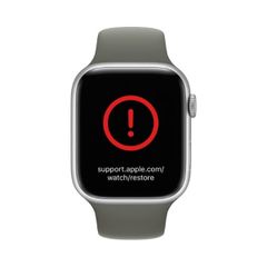  Apple Watch lỗi chấm than đỏ 
