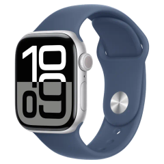  Apple Watch Series 10 GPS + Cellular 42mm Viền nhôm Dây cao su (Bạc) 