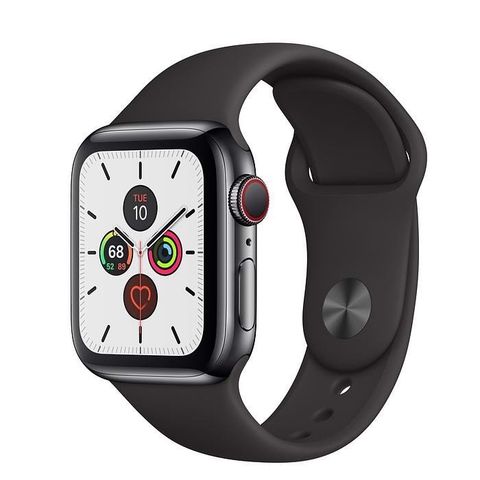 Apple Watch Series 5 Nhôm Sport (Dây Su) 40Mm Lte Đen