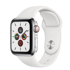  Apple Watch Series 5 Nhôm Sport (dây Su) 40mm Lte Trắng 