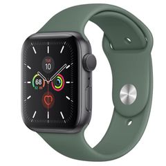  Apple Watch Series 5 Nhôm Sport (Dây Su) 44Mm Gps Đen Alu Dây Xanh 