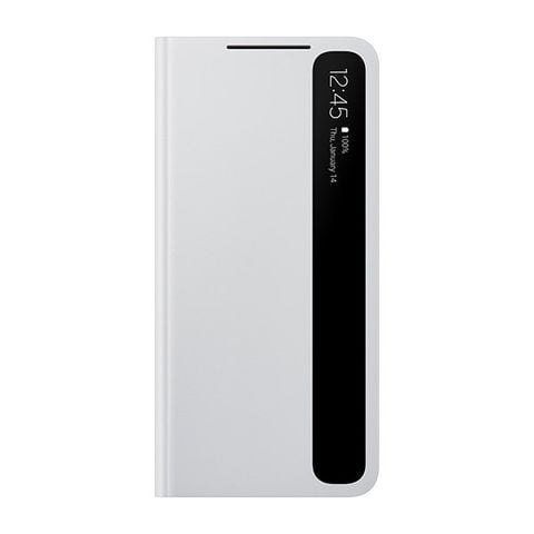 Bao da Galaxy S21 Plus Nắp Gập Clear View Samsung Xám