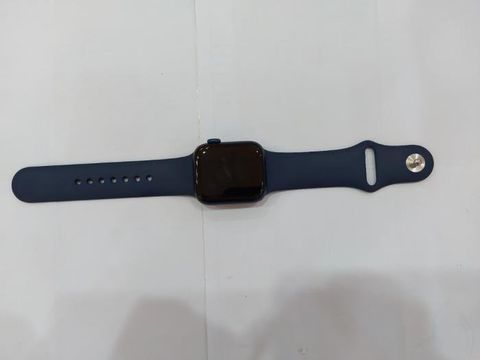 Apple Watch S6 GPS + Cellular, 40mm Blue Aluminium Case with Deep Navy Sport Band - Regular