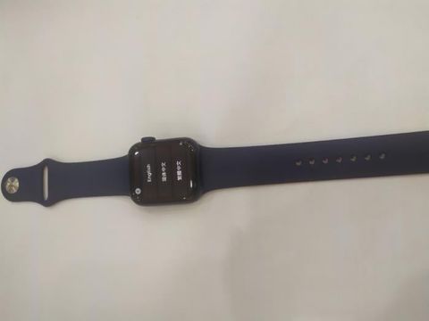 Apple Watch S6 GPS + Cellular, 40mm Blue Aluminium Case with Deep Navy Sport Band - Regular (M06Q3VN/A)