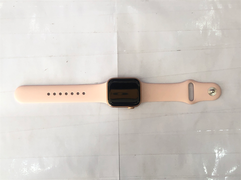 Apple Watch S6 GPS + Cellular, 40mm Gold Aluminium Case with Pink Sand Sport Band - Regular (M06N3VN/A)