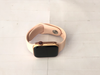 Apple Watch S6 GPS + Cellular, 40mm Gold Aluminium Case with Pink Sand Sport Band - Regular (M06N3VN/A)