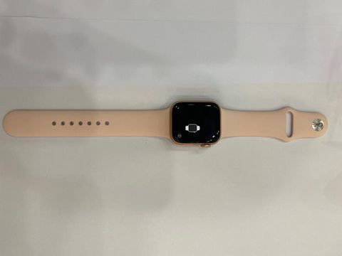 Apple Watch S6 GPS + Cellular, 40mm Gold Aluminium Case with Pink Sand Sport Band - Regular (M06N3VN/A)