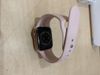 Apple Watch S6 GPS + Cellular, 40mm Gold Aluminium Case with Pink Sand Sport Band - Regular (M06N3VN/A)