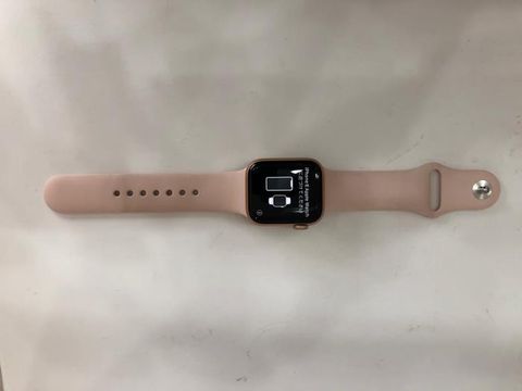 Apple Watch SE GPS + Cellular, 40mm Gold Aluminium Case with Pink Sand Sport Band - Regular