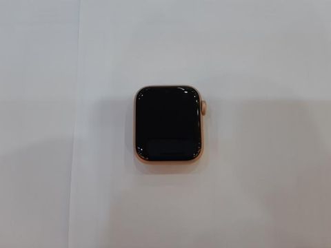 Apple Watch S6 GPS + Cellular, 40mm Gold Aluminium Case with Pink Sand Sport Band - Regular (M06N3VN/A)