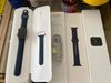 Apple Watch S6 GPS + Cellular, 40mm Gold Stainless Steel Case with Deep Navy Sport Band - (MJXM3VN/A)