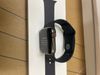 Apple Watch S6 GPS + Cellular, 40mm Graphite Stainless Steel Case with Black Sport Band - Regular (M06X3VN/A)