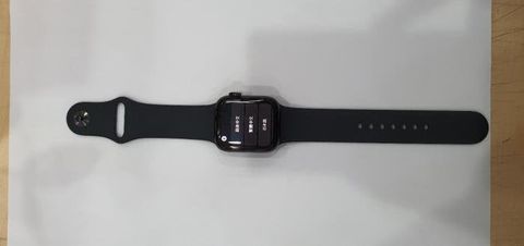 Apple Watch S6 GPS + Cellular, 40mm Space Gray Aluminium Case with Black Sport Band - Regular