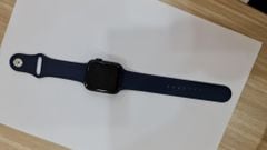 Apple Watch S6 GPS + Cellular, 44mm Blue Aluminium Case with Deep Navy Sport Band - Regular (M09A3VN/A) 