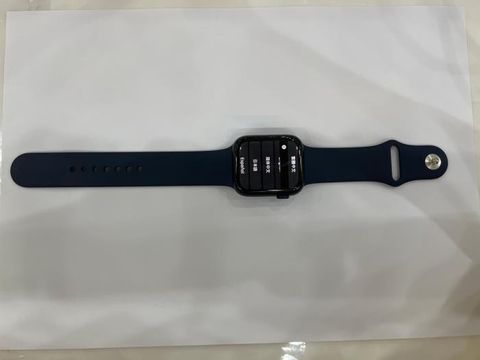 Apple Watch S6 GPS + Cellular, 44mm Blue Aluminium Case with Deep Navy Sport Band - Regular (M09A3VN/A)