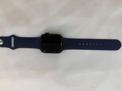  Apple Watch S6 GPS + Cellular, 44mm Blue Aluminium Case with Deep Navy Sport Band - Regular (M09A3VN/A) 