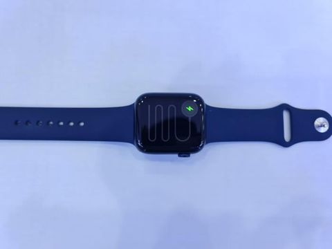 Apple Watch S6 GPS + Cellular, 44mm Blue Aluminium Case with Deep Navy Sport Band - Regular (M09A3VN/A)