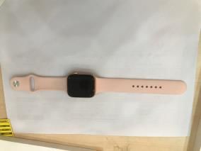 Apple Watch SE LTE 44mm viền nhôm dây cao su hồng