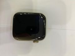  Apple Watch S6 GPS + Cellular, 44mm Gold Stainless Steel Case with Deep Navy Sport Band - (MJXN3VN/A) 