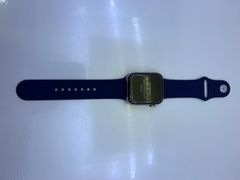  Apple Watch S6 GPS + Cellular, 44mm Gold Stainless Steel Case with Deep Navy Sport Band - (MJXN3VN/A) 