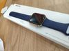 Apple Watch S6 GPS + Cellular, 44mm Gold Stainless Steel Case with Deep Navy Sport Band - (MJXN3VN/A)