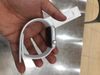 Apple Watch SE GPS + Cellular, 44mm Silver Aluminium Case with White Sport Band - Regular (MYEV2VN/A)