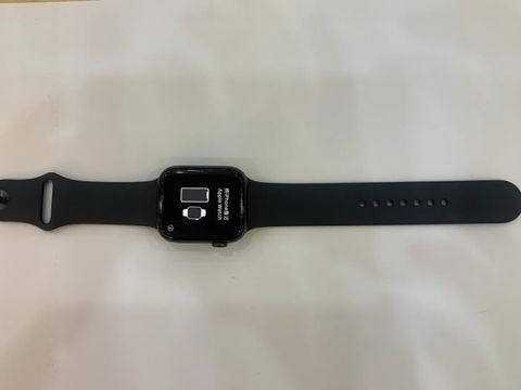 Apple Watch SE GPS + Cellular, 44mm Space Gray Aluminium Case with Black Sport Band - Regular (MYF02VN/A)