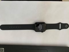  Apple Watch S6 GPS + Cellular, 44mm Space Grey Aluminium Case with Black Sport Band - Regular 