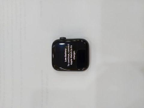 Apple Watch S6 GPS + Cellular, 44mm Space Grey Aluminium Case with Black Sport Band - Regular (MG2E3VN/A)