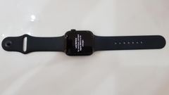  Apple Watch S6 GPS + Cellular, 44mm Space Grey Aluminium Case with Black Sport Band - Regular (MG2E3VN/A) 