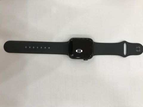 Apple Watch S6 GPS + Cellular, 44mm Space Grey Aluminium Case with Black Sport Band - Regular (MG2E3VN/A)