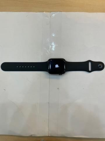 Apple Watch S6 GPS + Cellular, 44mm Space Grey Aluminium Case with Black Sport Band - Regular (MG2E3VN/A)