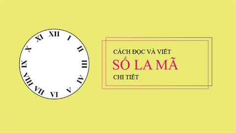 Cách đọc số La Mã, bảng ký tự và cách viết số La Mã chi tiết