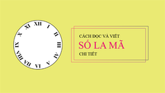  Cách đọc số La Mã, bảng ký tự và cách viết số La Mã chi tiết 
