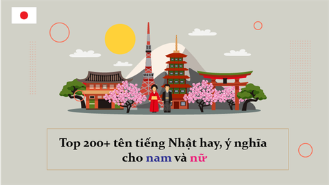 Top 200+ tên tiếng Nhật hay, ý nghĩa cho nam và nữ
