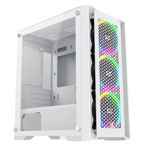Case Xigmatek Lux M Arctic 3fr (3 Fan Rgb)