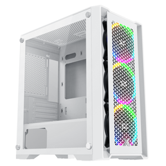  Case Xigmatek Lux M Arctic 3fr (3 Fan Rgb) 