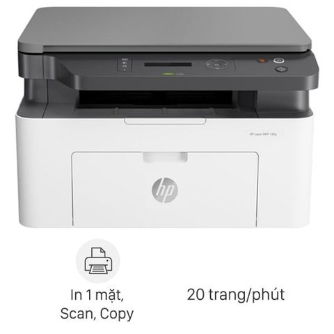 Máy in HP Laser Trắng đen đa năng In scan copy LaserJet 135a (4ZB82A)