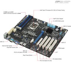  Mainboard Asus P10S X - Xeon 